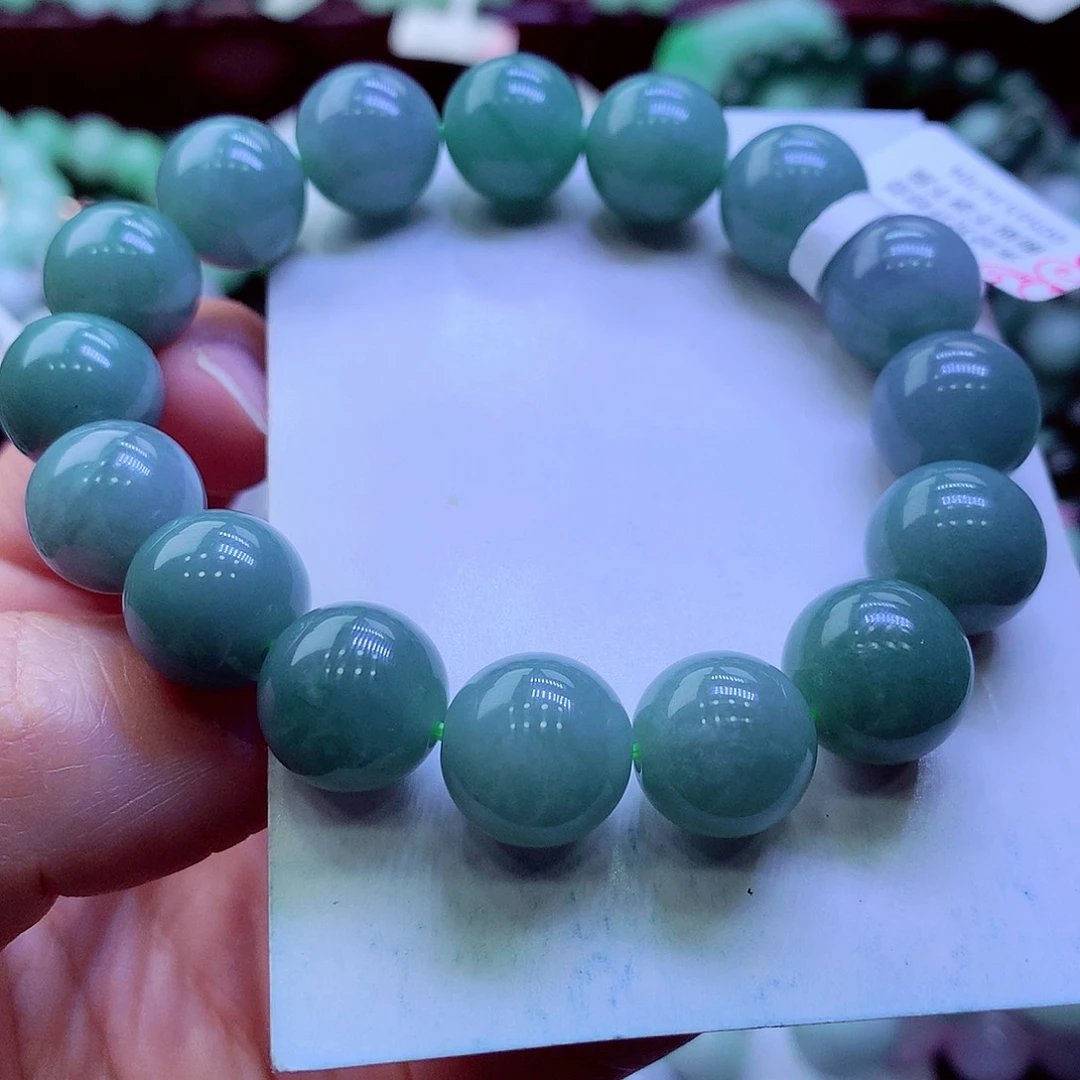 翡翠未镶嵌毛衣链