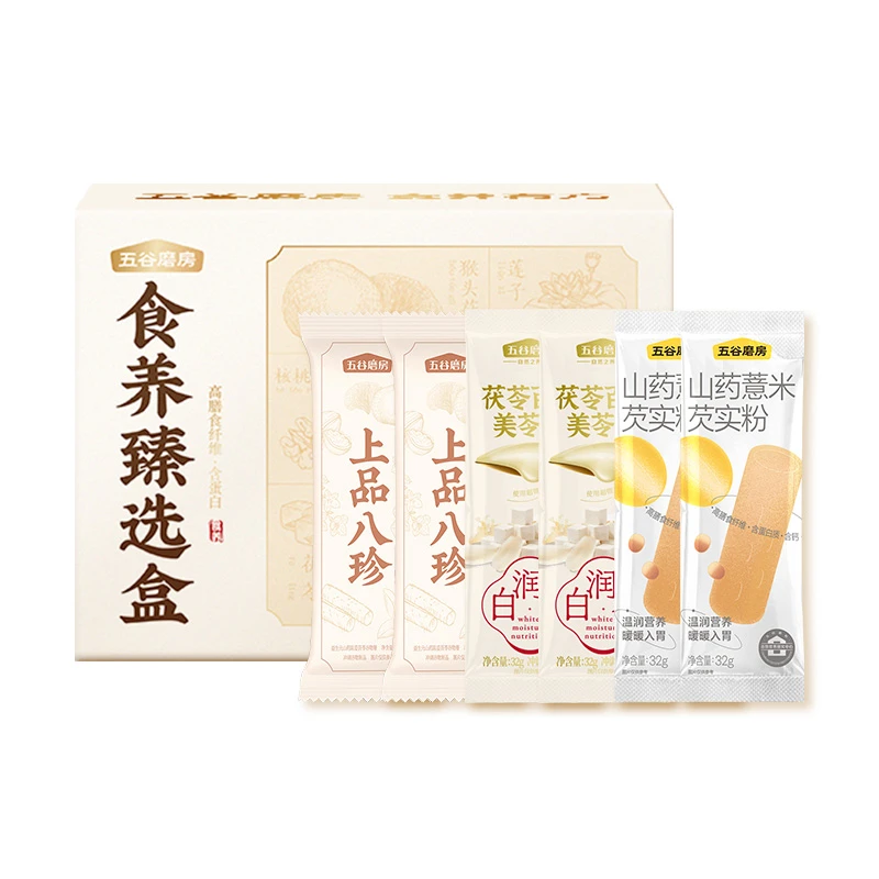 五谷磨房-高纤食养臻选盒168g(山药32g*2+茯苓32g*2+上品20g*2)