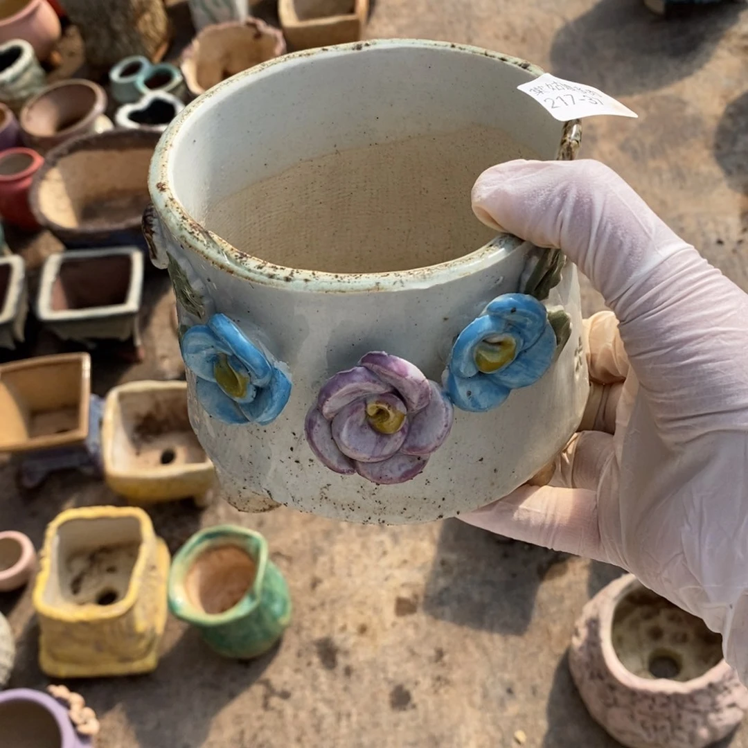 红陶初*37号多肉盆一个呀