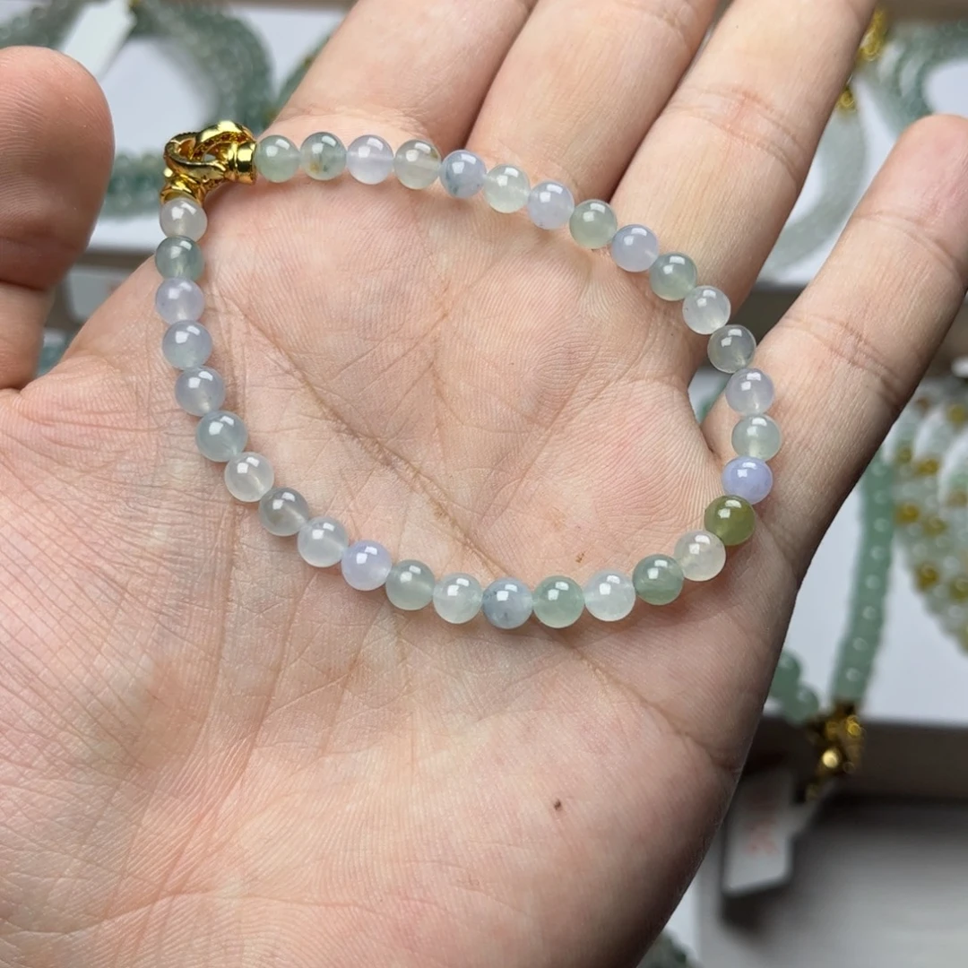 秋***秋翡翠未镶嵌颈饰122