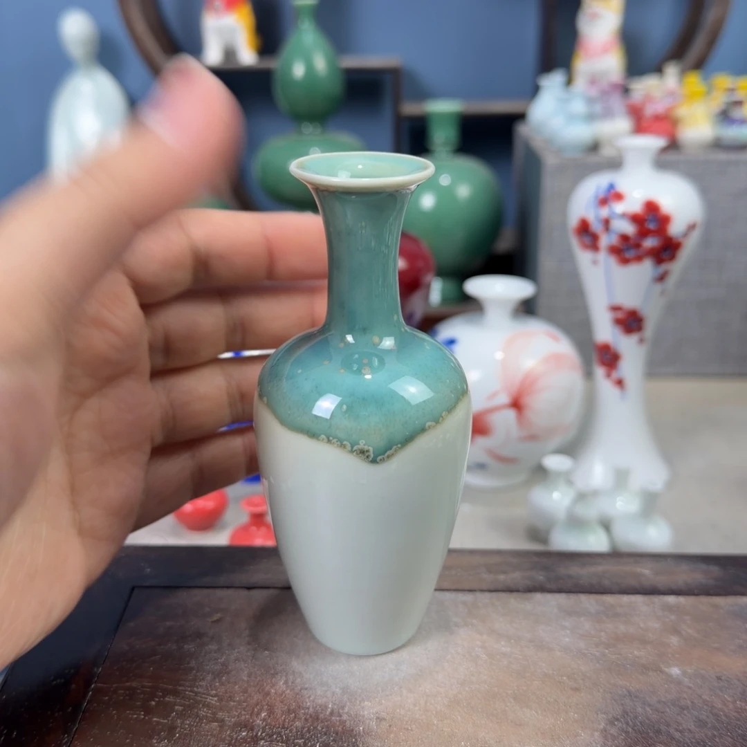 陶瓷手工小花器摆件
