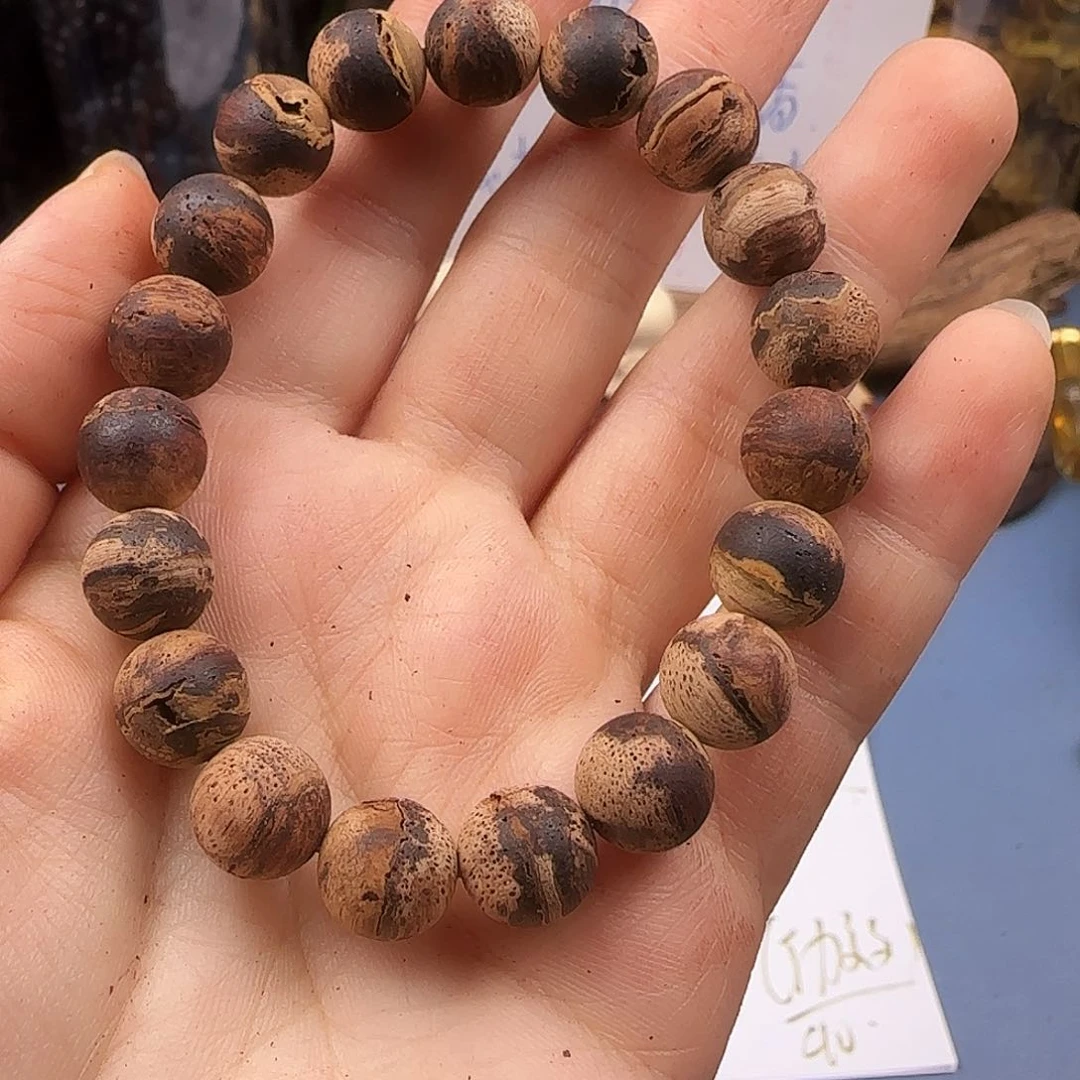 降真香手串/手链1.0无胶爆甲单圈