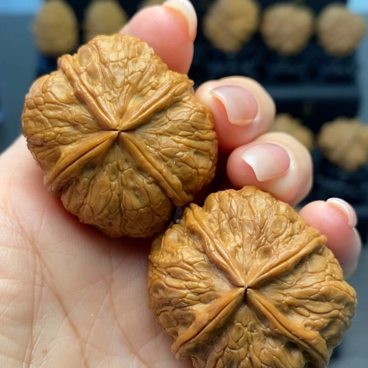 晚***旧吊坠文玩核桃金猛四方蟾
