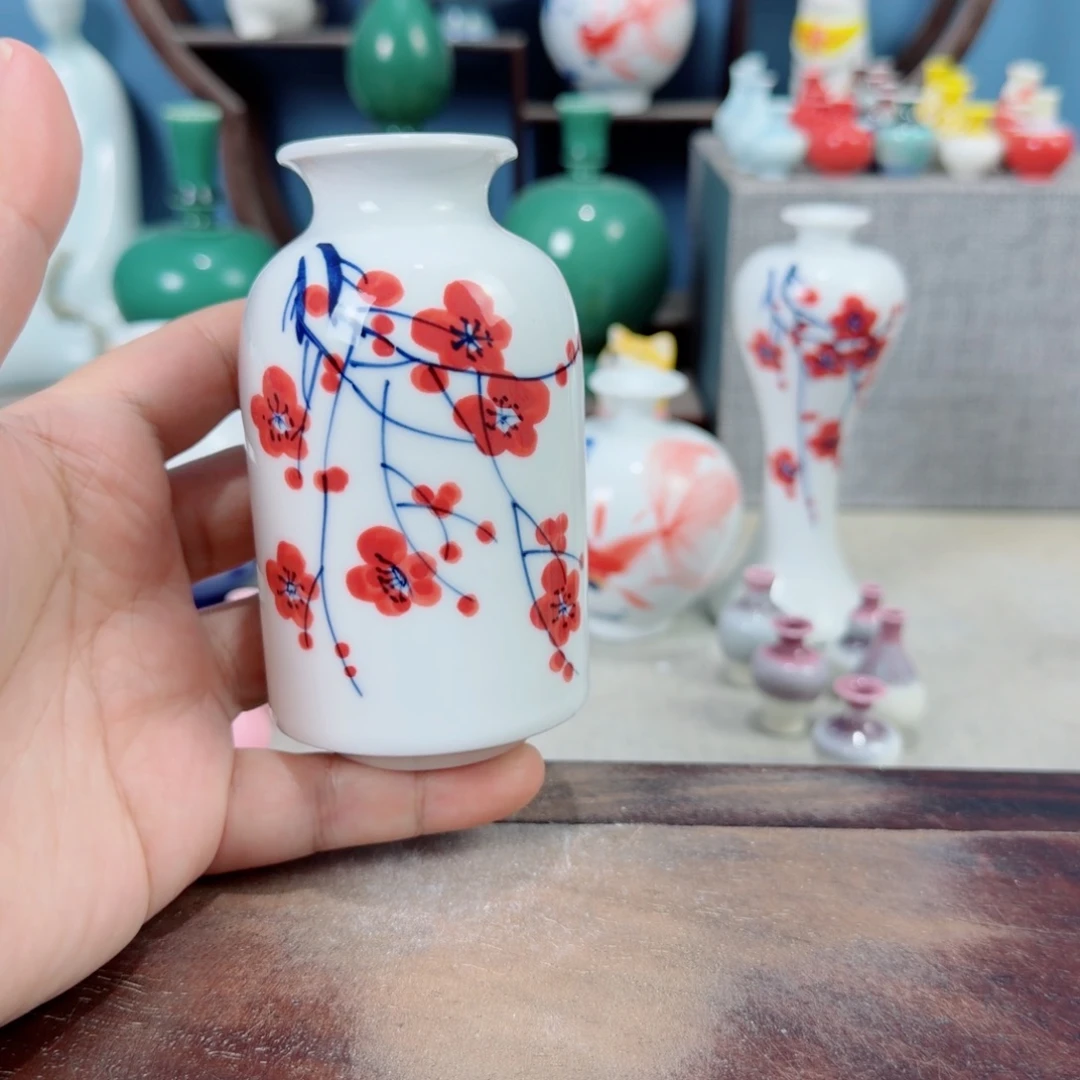 陶瓷手工小花器摆件