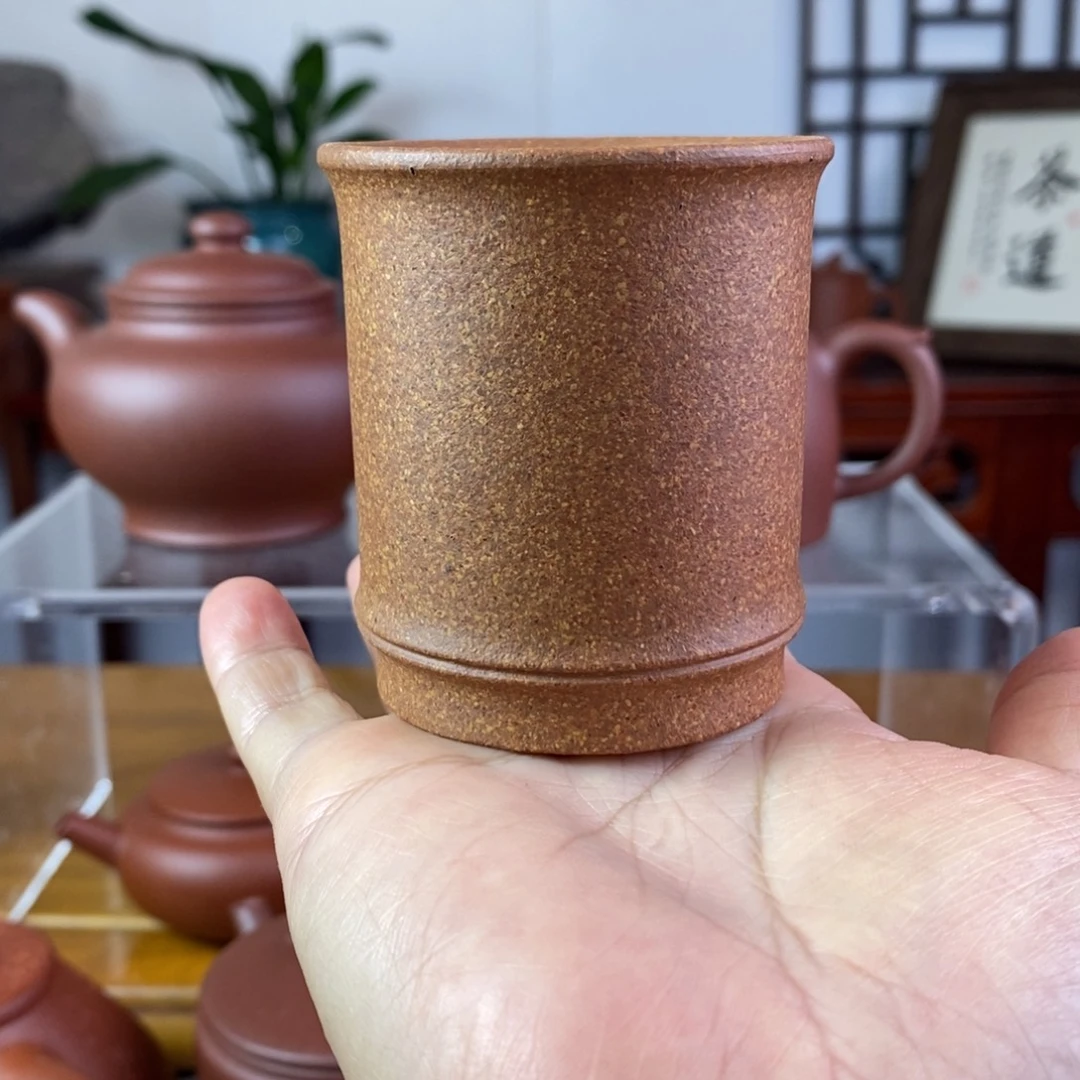 茶杯紫砂降坡泥竹节零添加