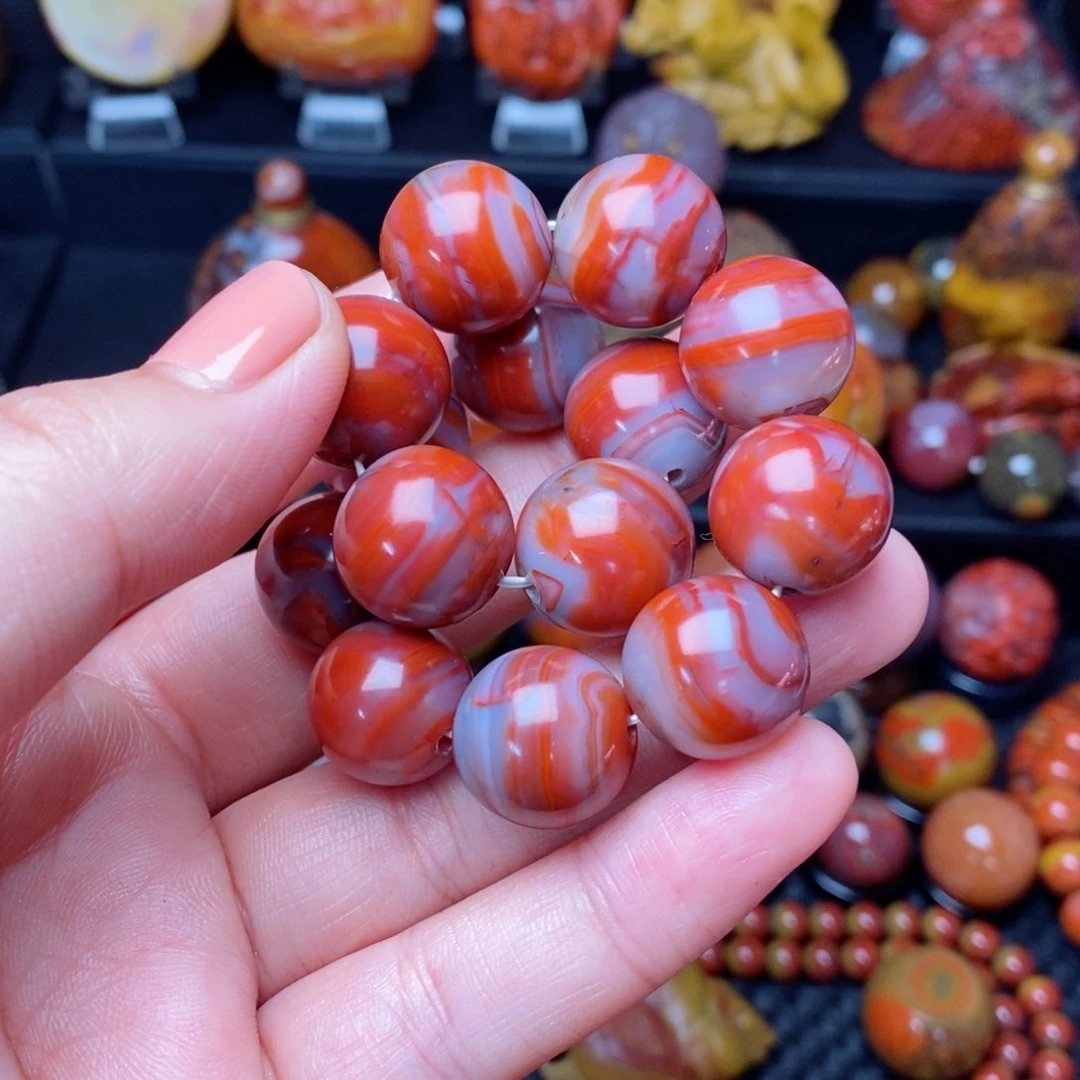 玛瑙/玉髓战国红玛瑙未镶嵌h*