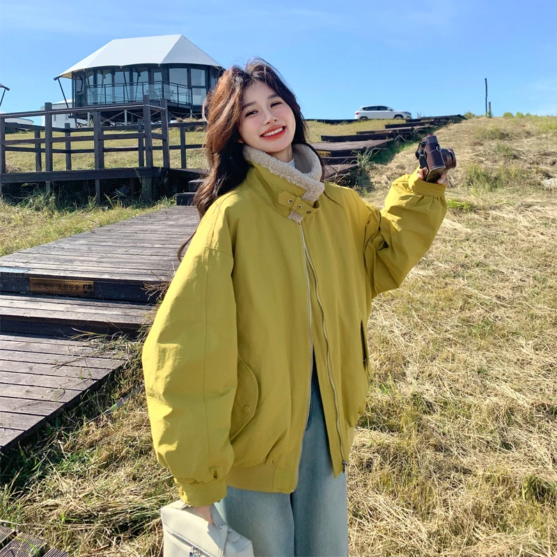 工装风90白鸭绒羽绒服2025冬季新款小众韩系甜酷ins风加厚外套潮