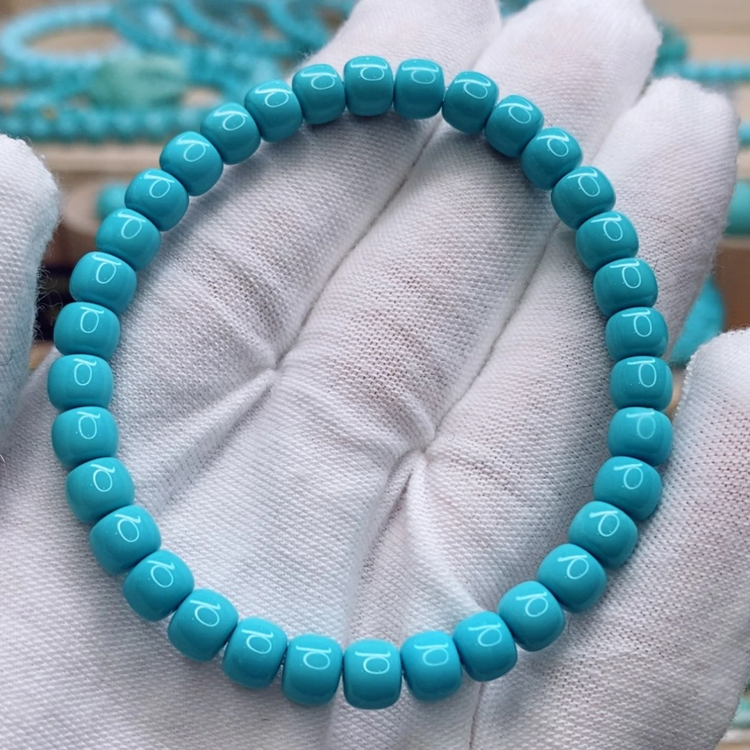 绿松石未镶嵌珠宝奇石6mm