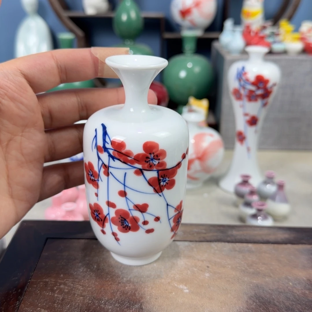 陶瓷手工小花器摆件