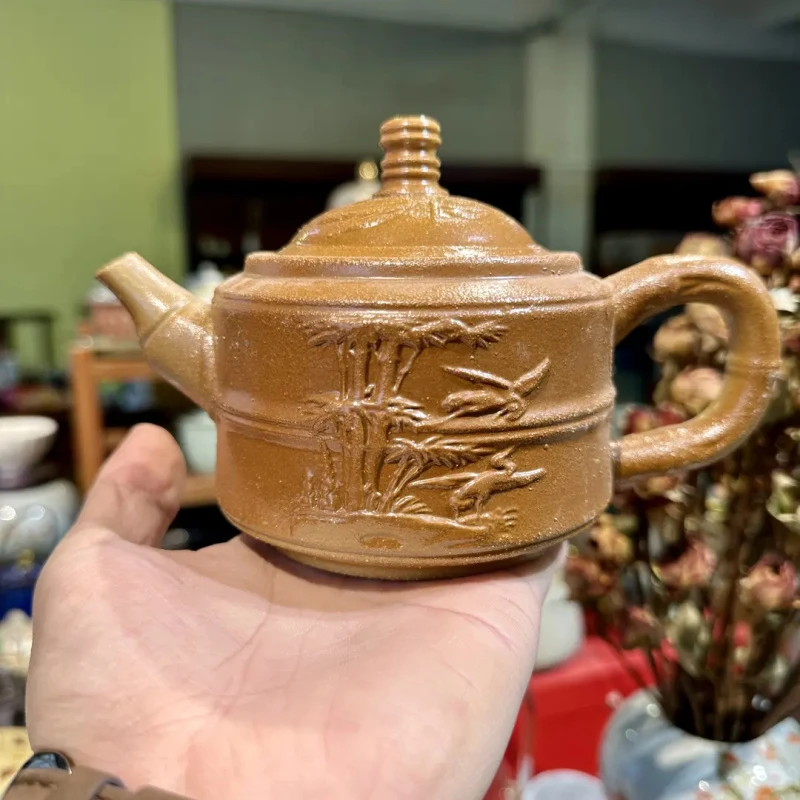 粗陶节节高升壶大容量-2108