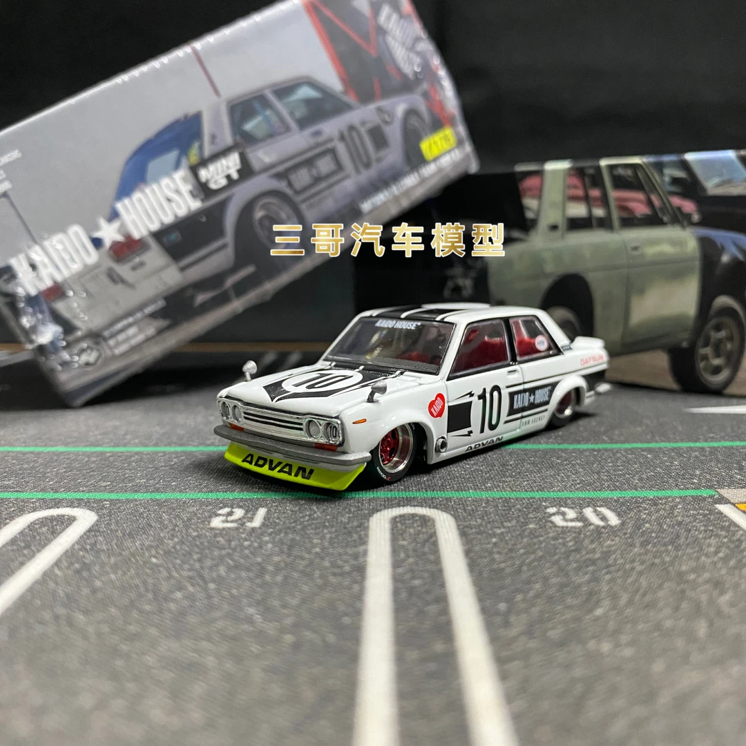 Kaido House+MINIGT 1:64 达特桑 Datsun 510 仿真合金汽车模型