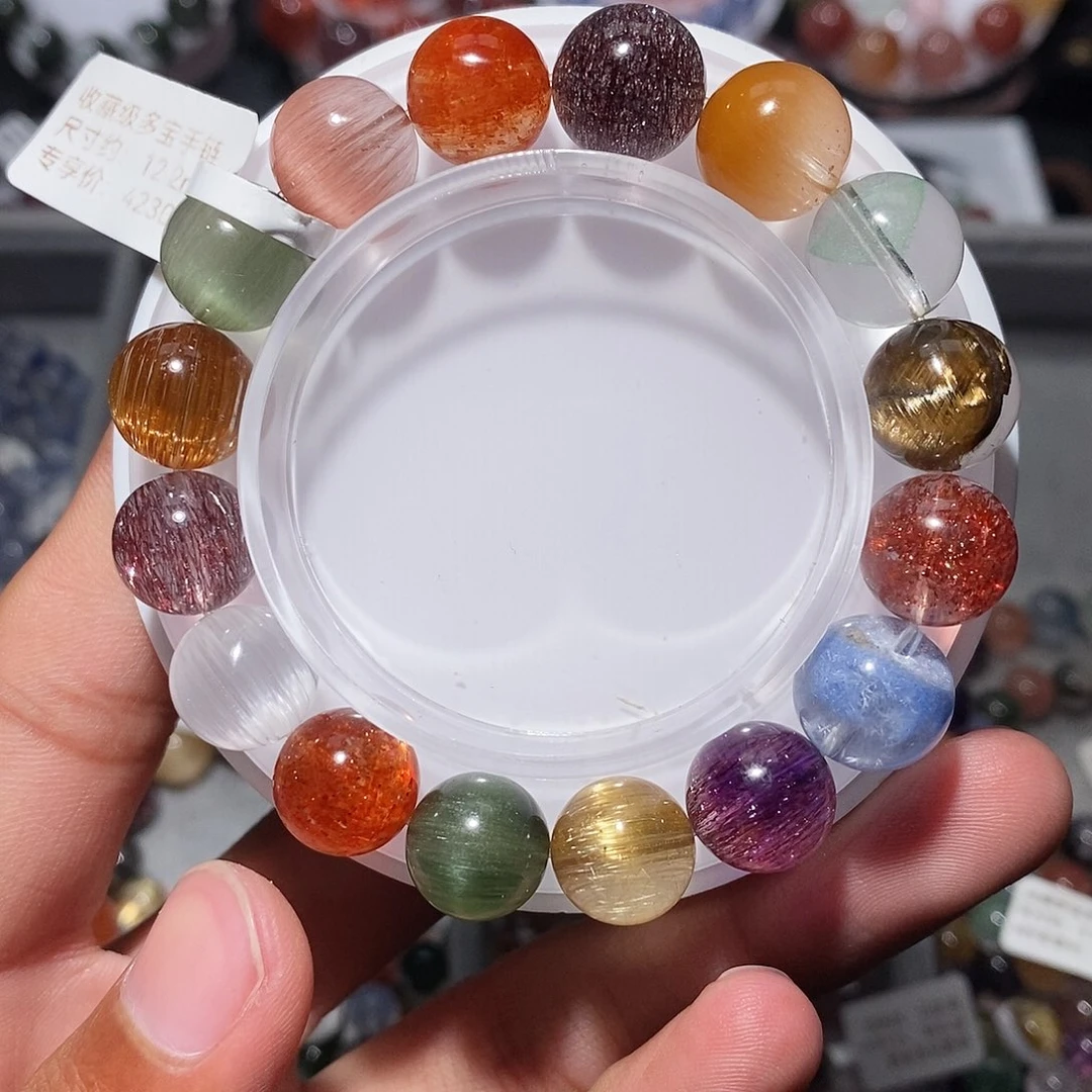 水晶手链未镶嵌多宝