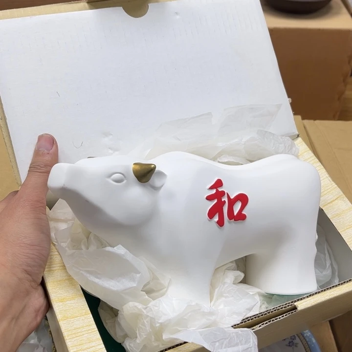 瓷片摆件工艺品瓷器摆件777
