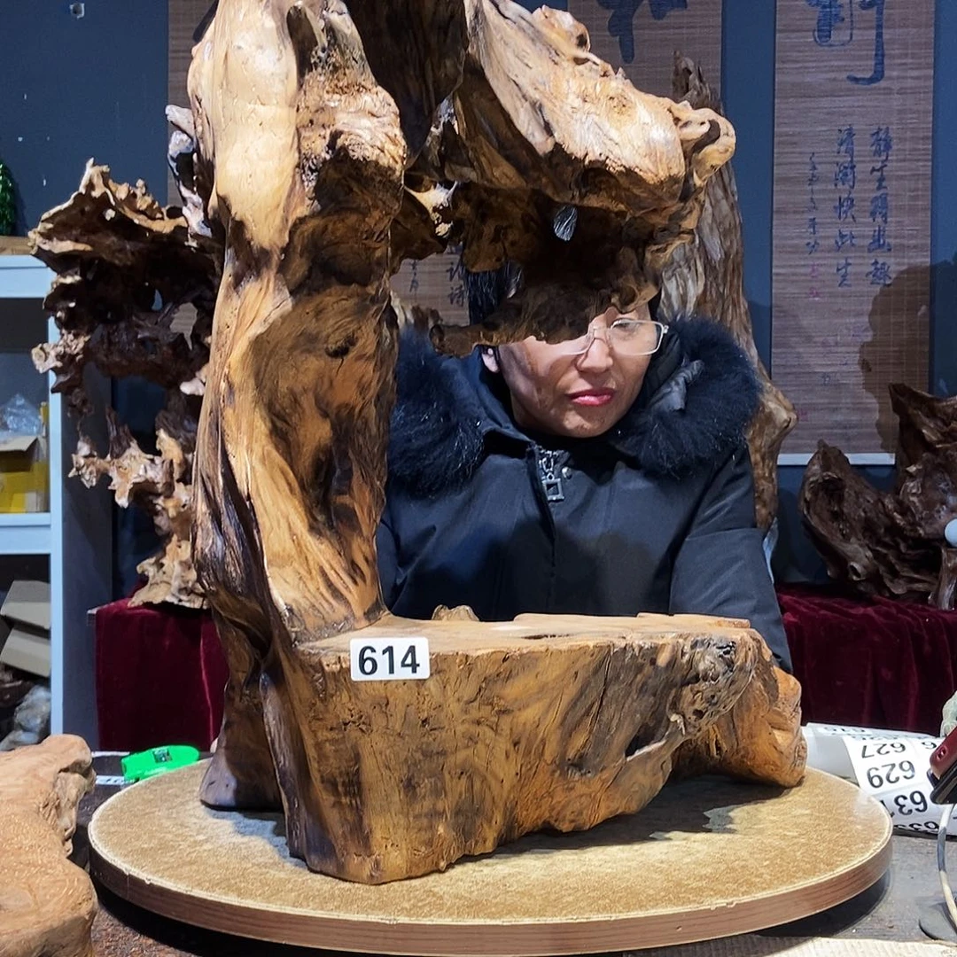 @***꧂614。株木随行根艺2个