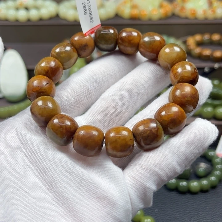 透闪石质玉未镶嵌手链