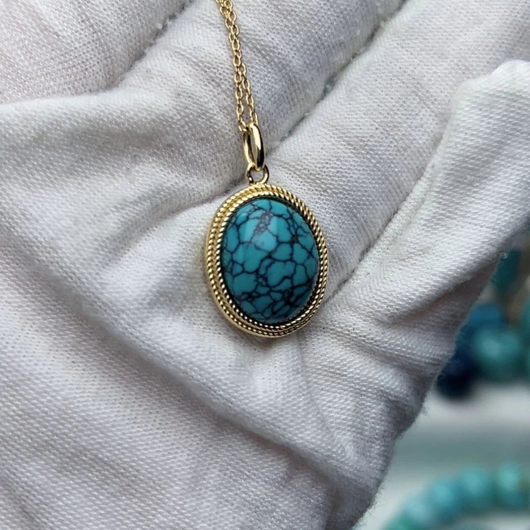 绿松石珠宝奇石未镶嵌