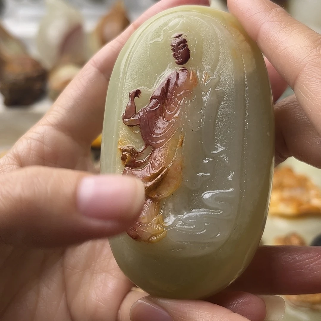 石材古青石不退换观音