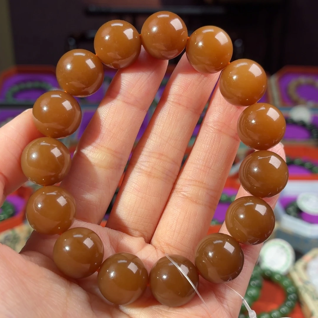 和田玉（碧玉）未镶嵌手串