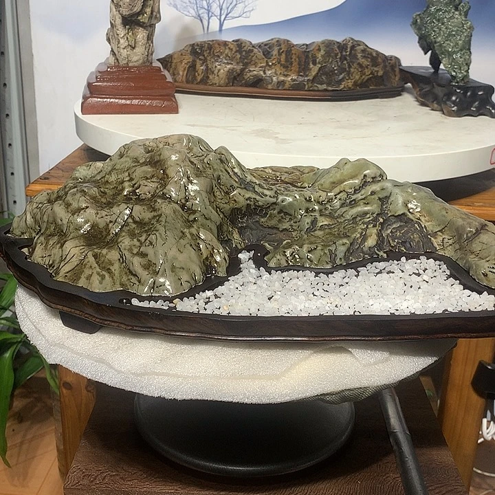 九龙壁摆件天然奇石