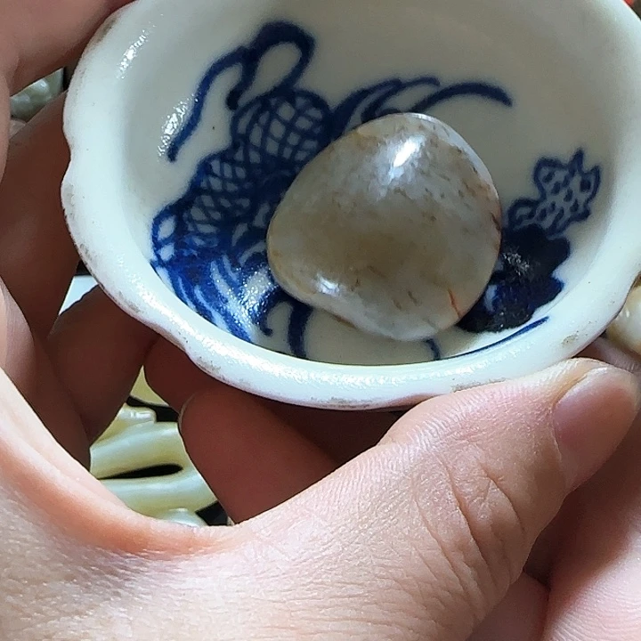 瓷片摆件恭喜发财恭喜结缘