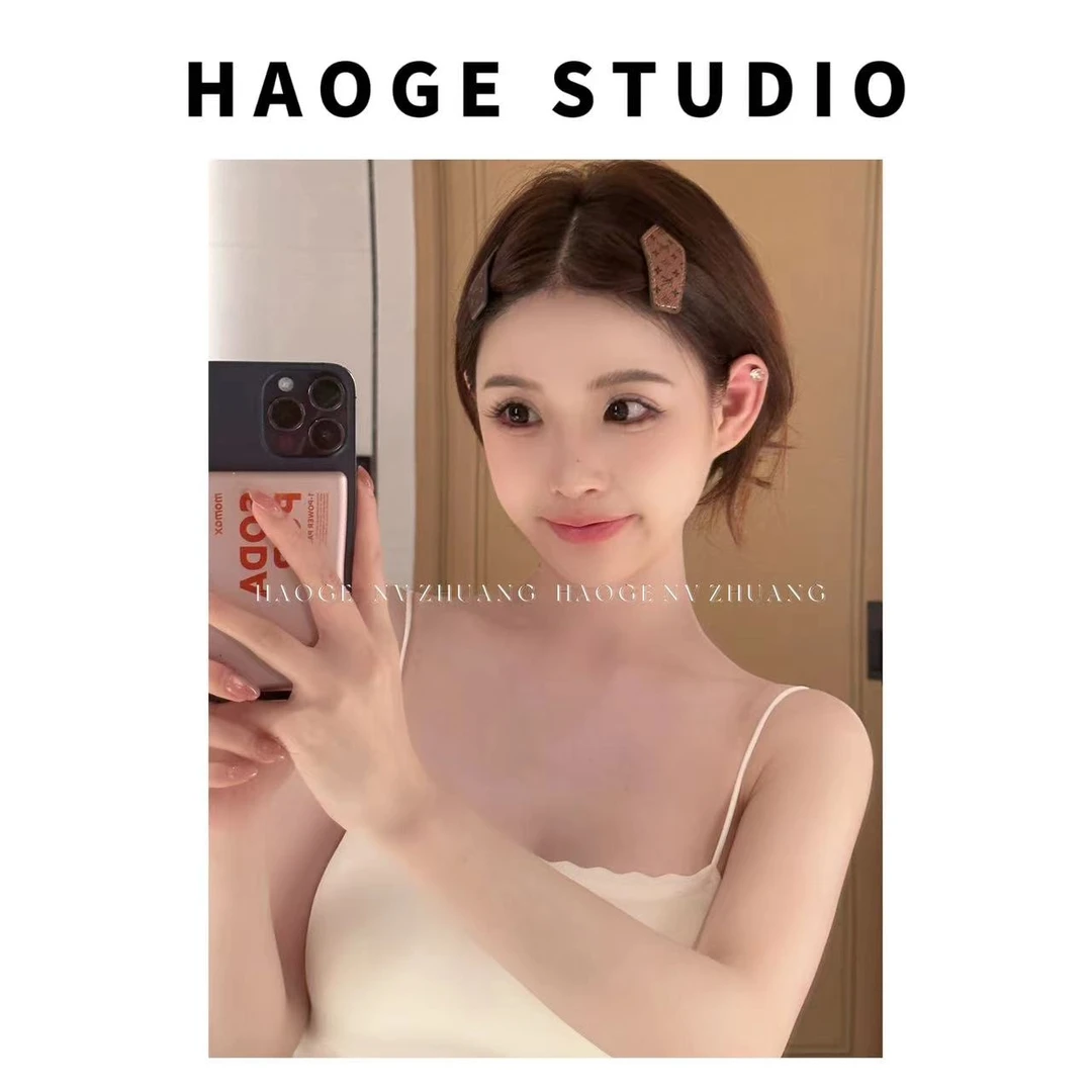 浩哥严选●C3MB8754夏季裹胸美背设计感吊带美背莫奈花园风