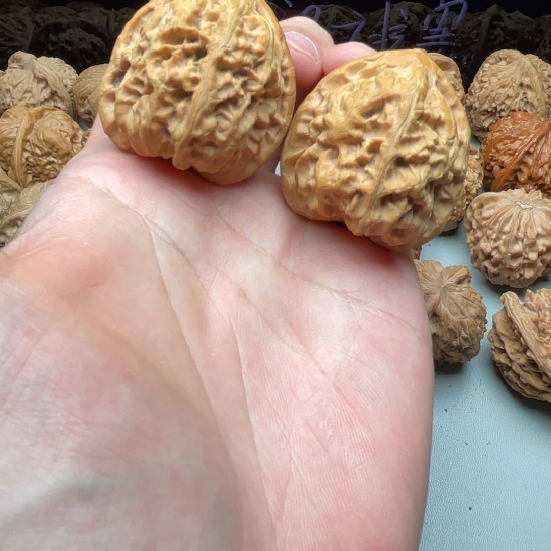 核桃把件39承德小粗筋