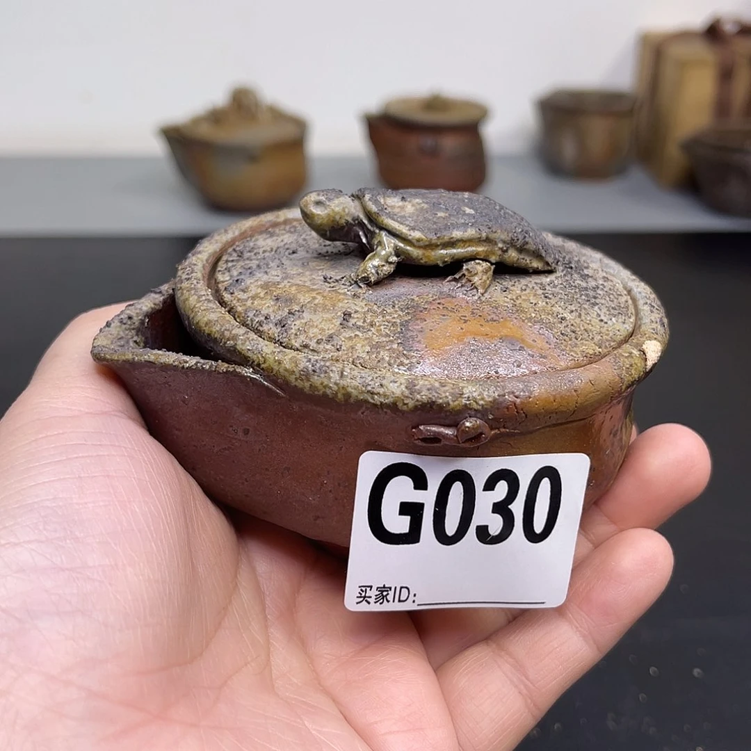 备前烧作品 宝瓶有裂