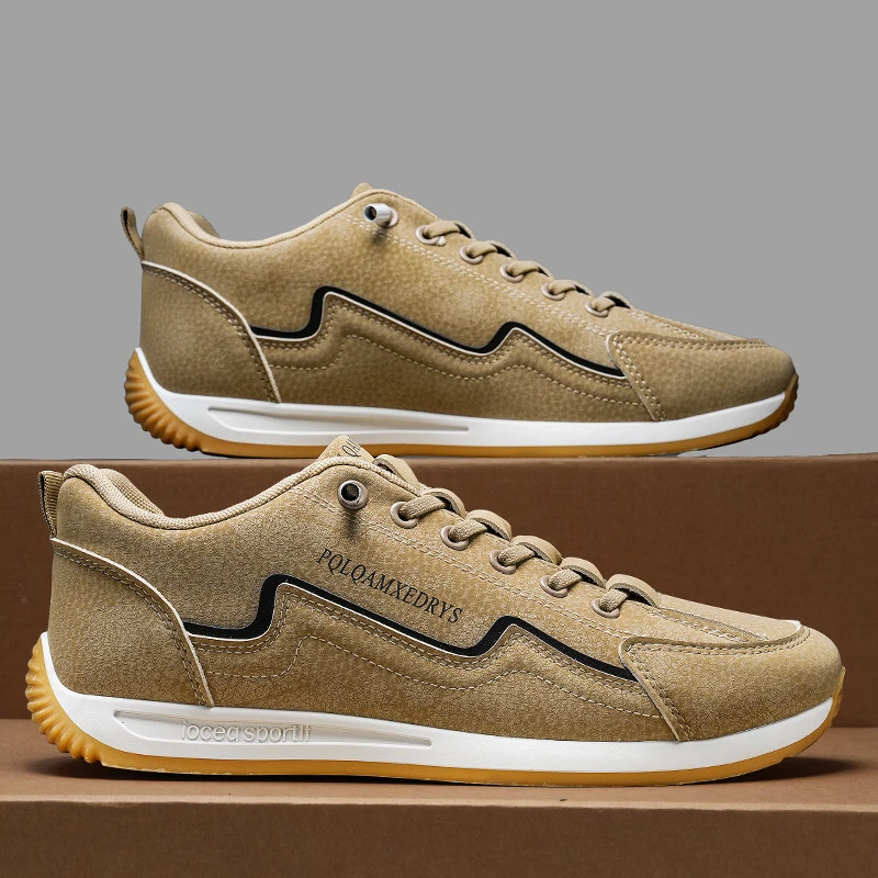 N32休闲男鞋潮流时尚板鞋2025春季新款透气舒适软底学生青年跑步