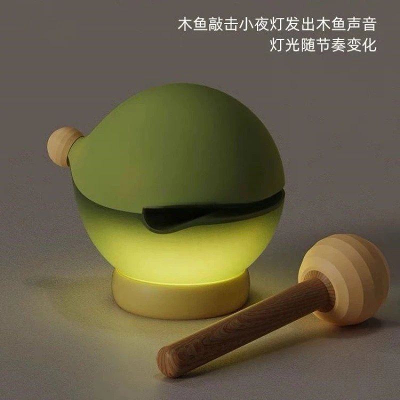 新疆包邮木鱼小夜灯鱼生日男生女生闺蜜卧室床头批卧室床头睡眠灯