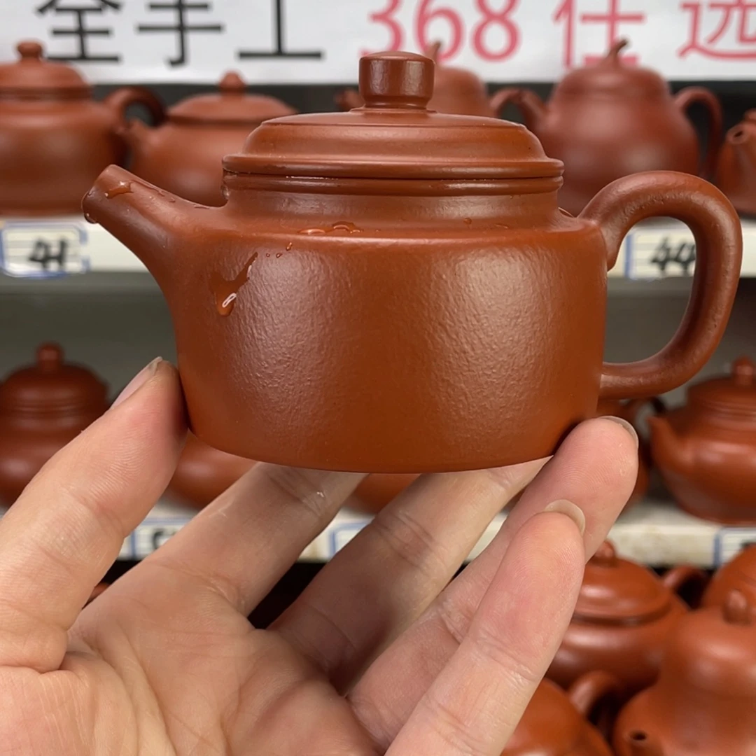 茶壶紫砂赵庄朱泥全手工150毫升
