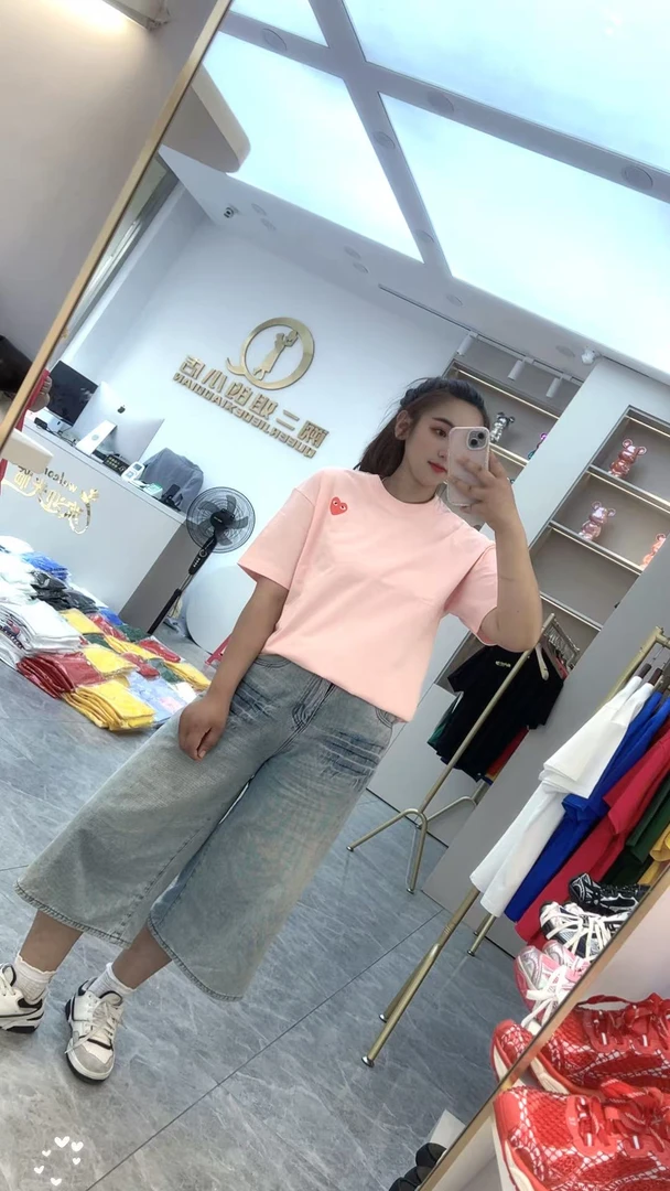 【L码】适合120-135斤二姐家短袖T恤男女同款百搭半袖大码大码上衣