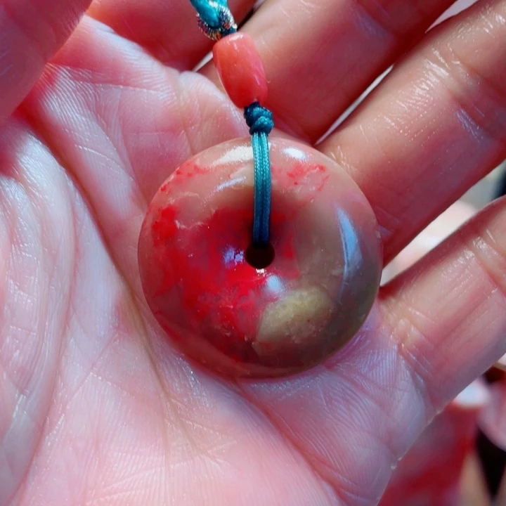 石英石铁合金巴林石平安扣