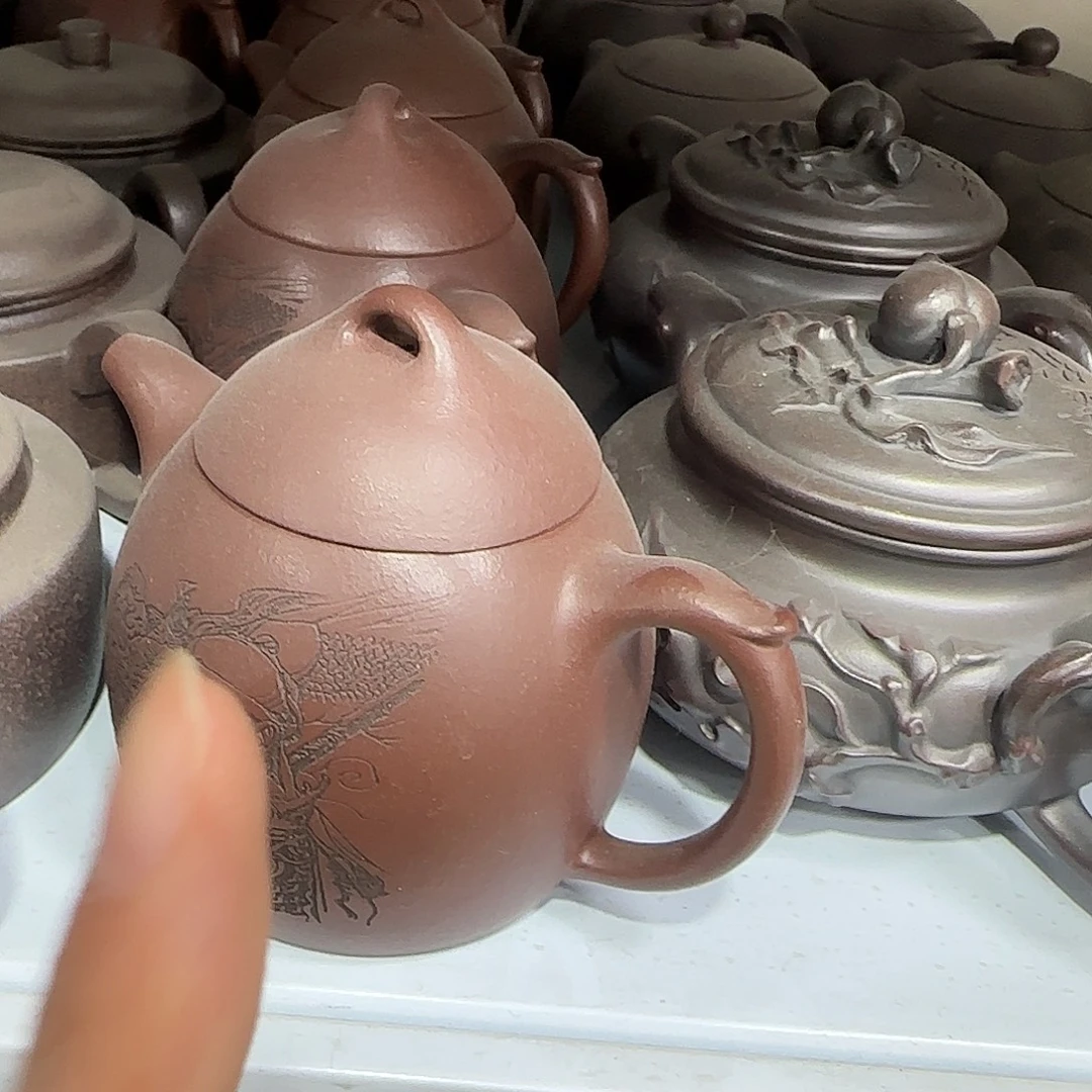 茶壶紫砂民间手艺人全手工制作