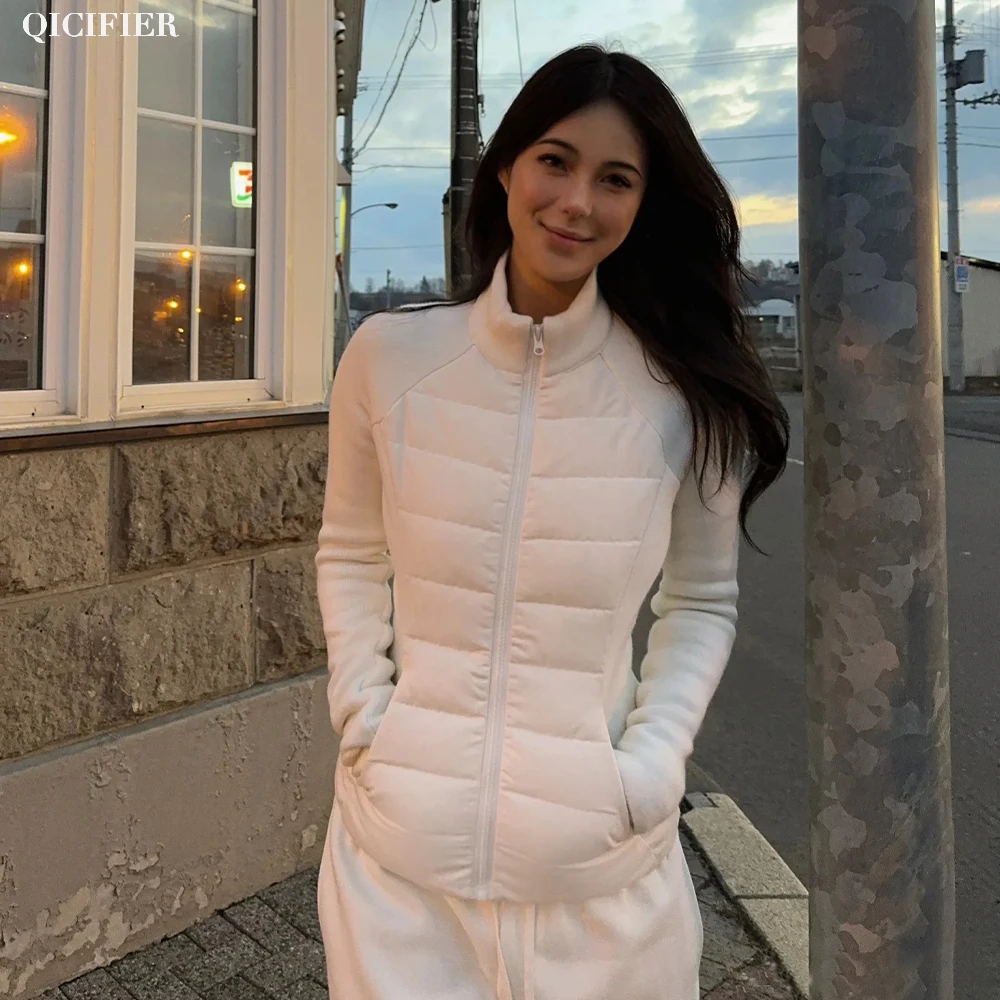 暖暖鹅 冬季白鹅绒保暖显瘦运动羽绒服 9815