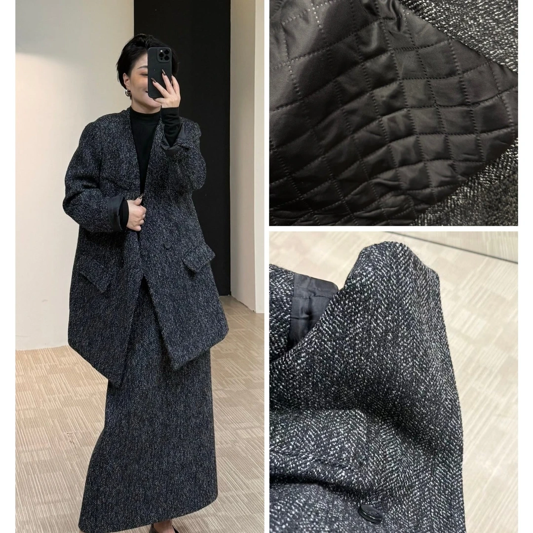 美丽定制极简香风加棉套裙160斤以内（2516）