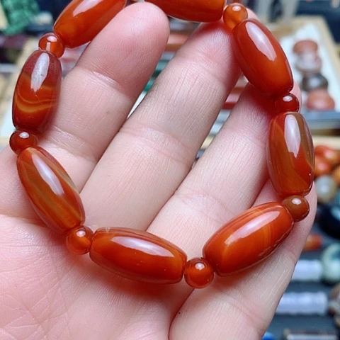玛瑙/玉髓合金颈饰