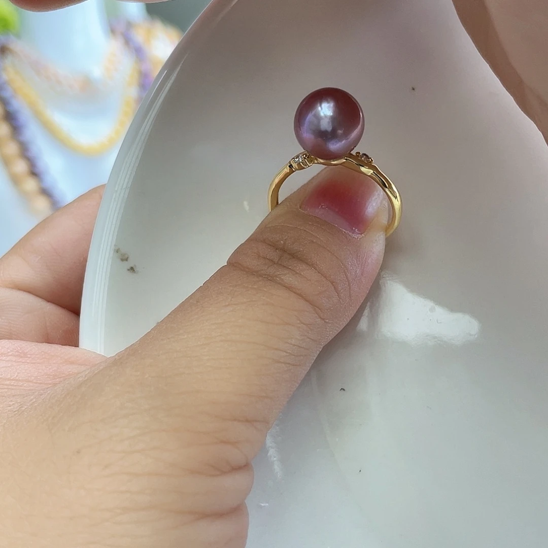 戒指未镶嵌淡水珍珠