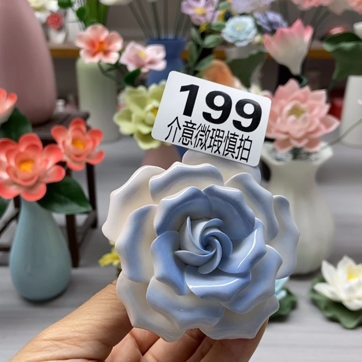 陶瓷手工制作陶瓷花