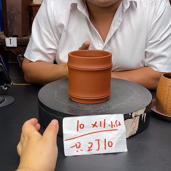 紫砂花盆货号一只ZJ10
