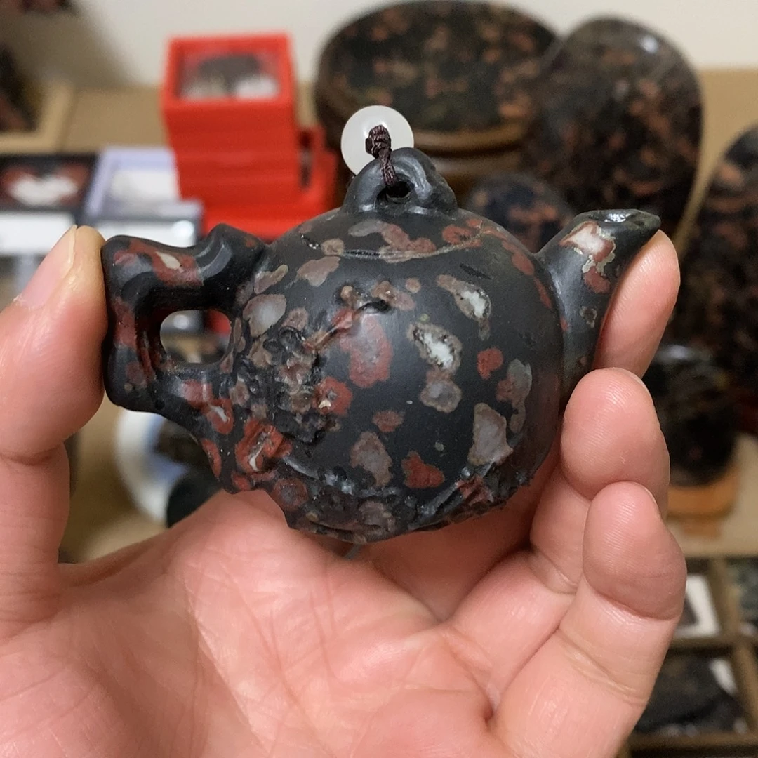 豫石匠茶周边梅花玉安山玉炸炸炸！