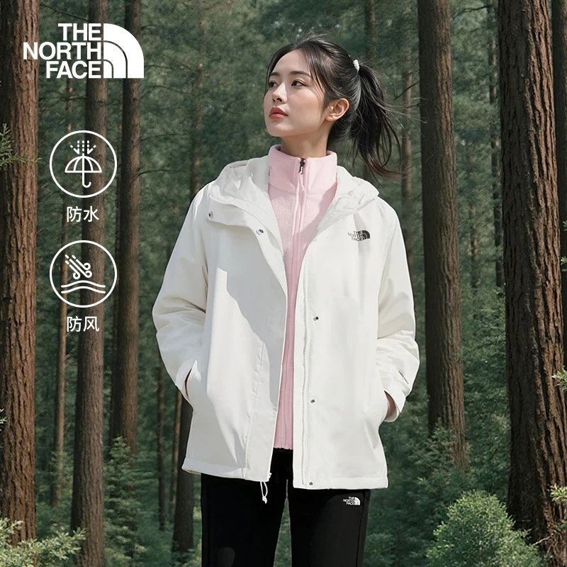 北面女Sangro抓绒内胆三合一冲锋衣流光风防水TheNorthFace|8CK3