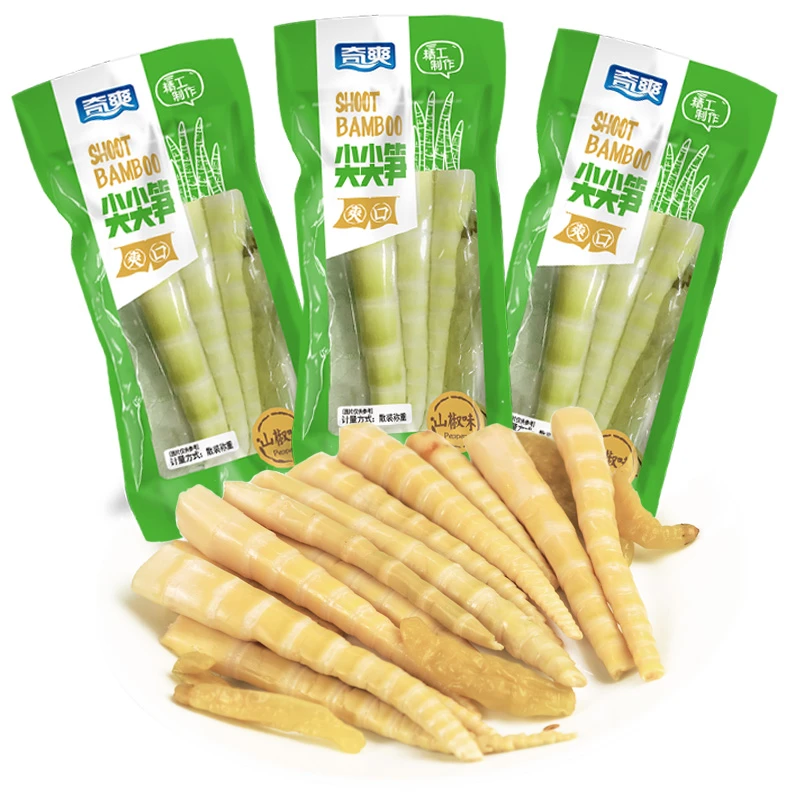 奇爽笋尖泡椒竹笋尖脆笋子泡椒脆笋小包装零食开袋即食鲜嫩爽口