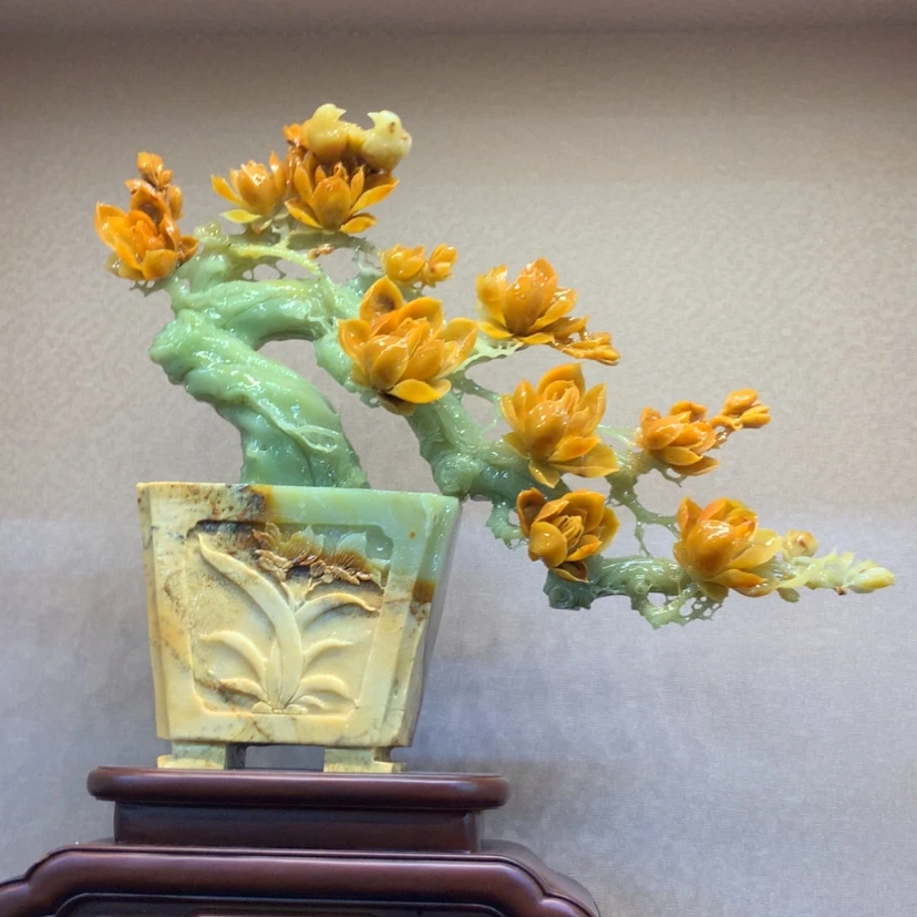 【闪购商品】未镶嵌蛇纹石玉摆件覆膜