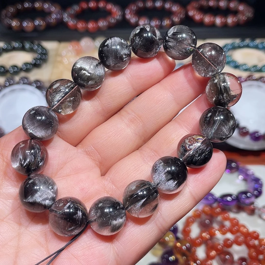 水晶手串未镶嵌银泰