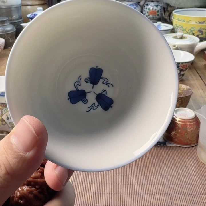 青花瓷器杯子茶具