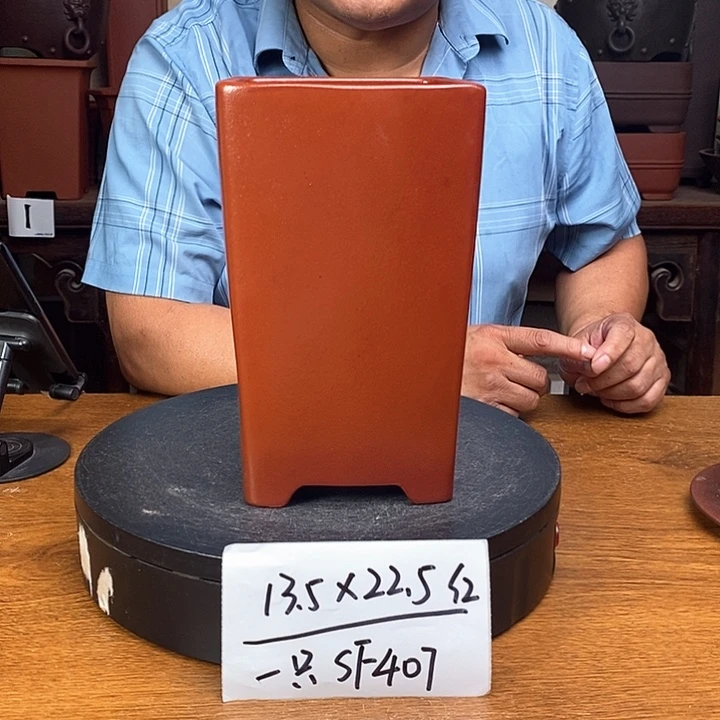 紫砂花盆货号一只SF407