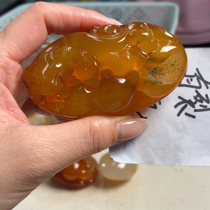 玛瑙/玉髓未镶嵌吊坠(不含链)