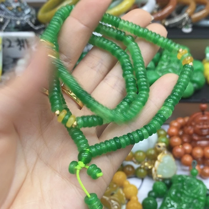 翡翠未镶嵌手链手链26