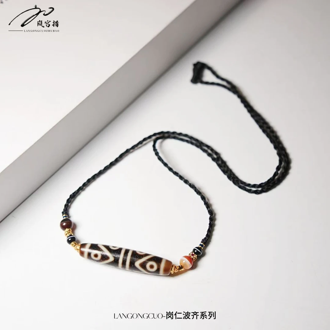岚宫措 |思金拉措-八眼天珠项链 L754