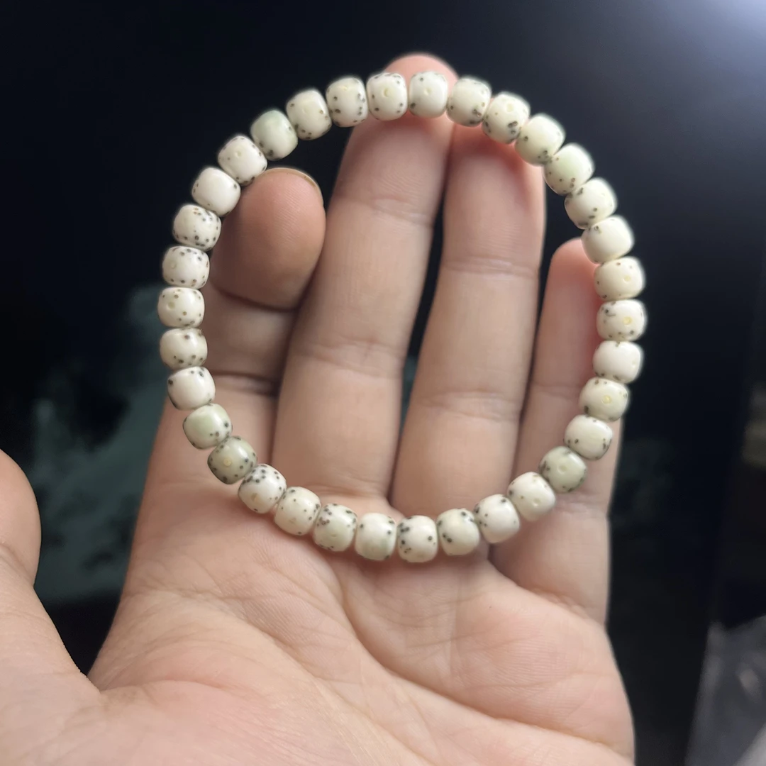 精品7正反留白稀疏星星月菩提手串A7ZF-2
